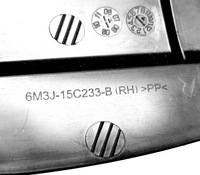 фото thumb №3, Решётка бампера правая решётка радиатора заглушка ford ranger ii nowa оригинальный номер