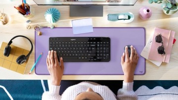 Беспроводная клавиатура Logitech K360 с черной подсветкой СУПЕР ТОЧНАЯ