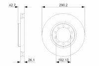 Гальмівні диски гальмівні 2szt. перед rvi mascott renault mascott 01.99-12.10 Ціна, фото thumb