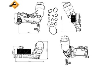 фото thumb №15, Радиаторов масла db c класс w205 2,1 14- з корпус nrf 31350
