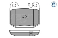 Meyle тормозные колодки ham. db t. w163 2,3-5,4 98-05 Оригинал, фото thumb