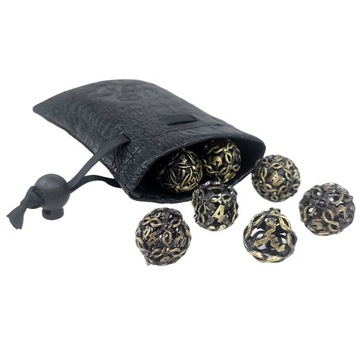LEGENDA DRUIDÓW ZESTAW 7 METALOWYCH KOŚCI RPG
