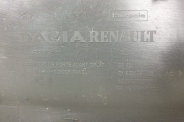 фото thumb №6, Обивка боковина дверь правые перед dacia sandero i