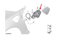 фото thumb №8, Bmw i8 i12 крышка зарядки pot 51177316840