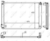 фото thumb №1, Nrf 58604 радиатор, система охлаждение двигателя