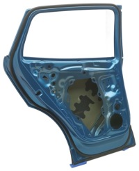 фото thumb №8, Двері лівий задня vw id.4 11a833055 lw5m costa azul металік nowe оригінальні