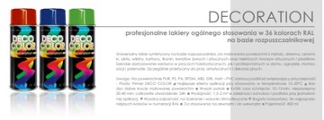 Lakier w sprayu Aluminium 400 ml Deco Color