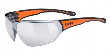 Okulary Sportowe Uvex Sportstyle 204 Black Orange S3