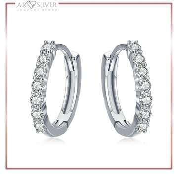 Красивые серьги СИЯЮЩИЙ ОБОЛЬЦ S925