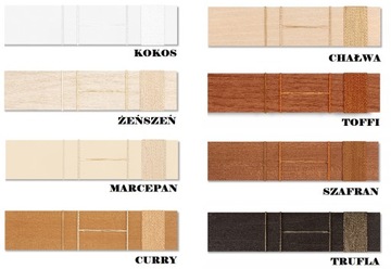 ŻALUZJA DREWNIANA 50 MM NA WYMIAR 120x220 KOLORY