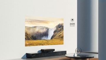 СГИМИ АУРА | Лазерный телевизор 4K со звуковой панелью Harman/Kardon |