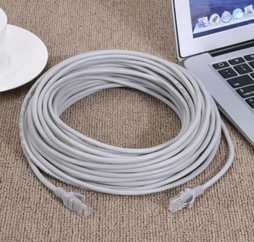 Сетевой сетевой кабель RJ45 UTP Ethernet Витая пара Золото 30 м Интернет-кабель