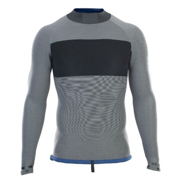 ION Męski top neoprenowy - Neo Top 2/2 LS faint-blue rozmiar 50/M