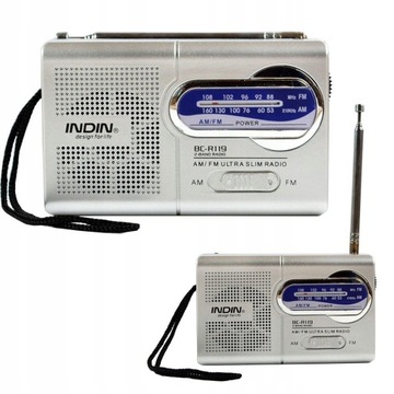 Мини-портативное AM/FM-радио BC-R22 с батарейным питанием и