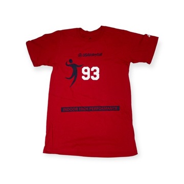 Koszulka męska czerwona Adidas USA VOLLEYBALL 93 S