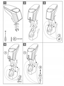 фото thumb №7, Подлокотник з адаптер do citroen c3 picasso, 2009-2017, arm2-black