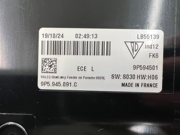 фото thumb №12, Нова лампи зад задня porsche carrera 911 992 s 4s gts turbo чорний ece 19-