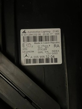 фото thumb №11, Mercedes-benz c w205 2016 лампи передні / комплект