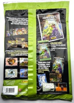 Альбом карт Minecraft Panini Create Explore Survive Mega Starter Set
