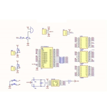 Матричные часы MATRIX 8x24, будильник, температура, набор для самостоятельного изготовления