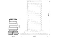 фото thumb №3, Защита + отбойник nik амортизатора 2 + 2 febest