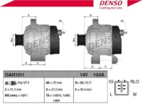 Генератор denso dan1011 Оригінал, фото thumb