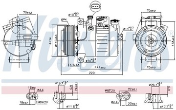 фото thumb №12, Компрессор кондиционера mercedes c-class w205 14-,