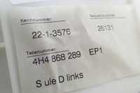 фото thumb №7, Audi a8 d4 4h захист стійка ліва 4h4868289