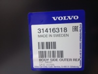 Volvo xc90 2 поріг задня крило правий задній 17-24 Ціна, фото thumb
