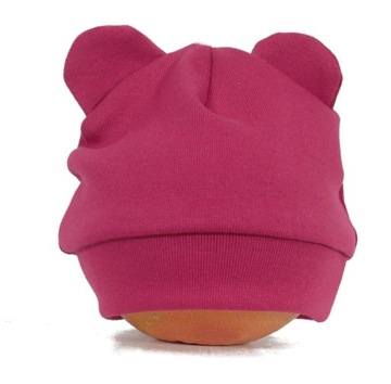 ХЛОПКОВЫЕ ШАПКИ ДЛЯ НОВОРОЖДЕННЫХ, цвета TEDDY