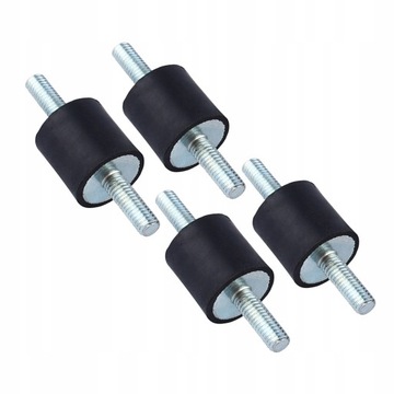 4 szt TŁUMIK DRGAŃ METALOWO-GUMOWY TYP A M6x20MM