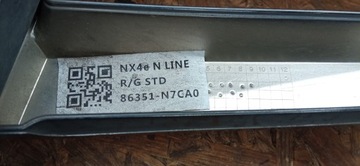 фото thumb №16, Hyundai tucson iv 20- n-line решётка решётка радиатора бампера передней 86366-n7ca0