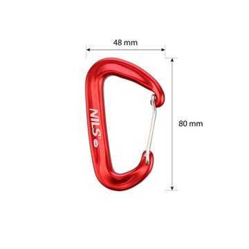 БОЛЬШАЯ АЛЮМИНИЕВАЯ КЛЮЧИ SURVIVAL NILS RED 12KN ROCKER