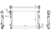 фото thumb №1, Nissens 61875a радіатор, система охолодження двигуна