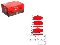 фото thumb №1, Тормозные колодки тормозные mitsubishi перед cant trw