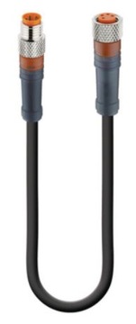 RSMV 4-RKMV 4-225/7 м Удлинительный кабель M8 4-контактный «папа» + M8 4-контактный «мама»