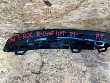 фото thumb №12, Vw t-roc troc рестайлінг 21- r-line решітка решітка бампера права зад задня