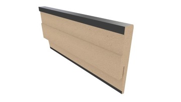 Listwa Przypodłogowa Antracyt Grafit 8cm- 80mm MDF