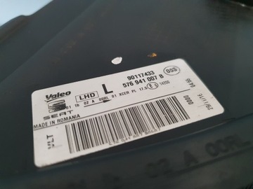 фото thumb №7, Лампа seat ateca 576 повний led ліва перед передня