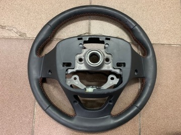 фото thumb №4, Hyundai kona руль кожа мульти красная nić