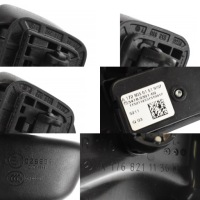 Обшивка стійок захист козирки дзеркало чорні mercedes cla w117 x117 amg Київ, фото thumb