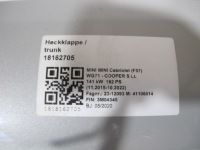 фото thumb №2, Крышка багажника задняя mini cooper f57 lci
