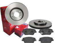 фото thumb №1, Тормозные диски + тормозные колодки trw перед kia optima iii 300mm