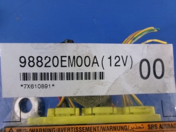фото thumb №7, Nissan tiida c11 подушка безпеки водія i пасажира модуль 98820em00a