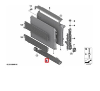 фото thumb №8, Bmw 4 gran coupe g26 радиатор lower support держатель 17118666838