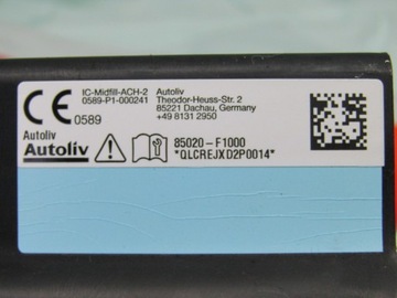 фото thumb №7, Sportage iv рестайлінг 19r шторка права подушка подушка безпеки 85020-f1000 85020f1000