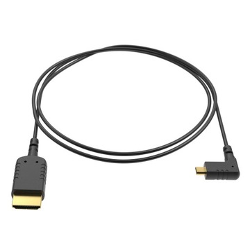 Сверхтонкий eXtraThin Micro HDMI — угловой кабель HDMI, 40 см — 8Sinn