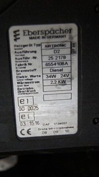 фото thumb №2, Вебасто eberspacher d2 24v man daf iveco