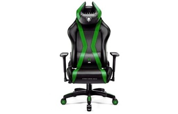 FOTEL DIABLO X-ONE HORN (L) CZARNO-ZIELONY