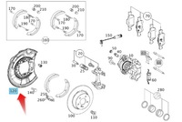 фото thumb №1, Mercedes w211 w219 w230 диск якірна права